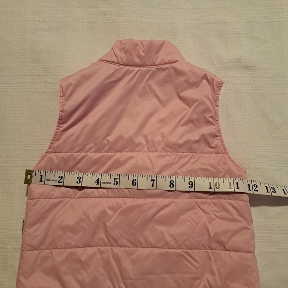 Oshkosh B'Gosh 2 tone pink zip up vest 18 months - Picture 4 of 5